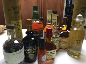 A collection of Bourbons. Photo by Victoria L. Dammer