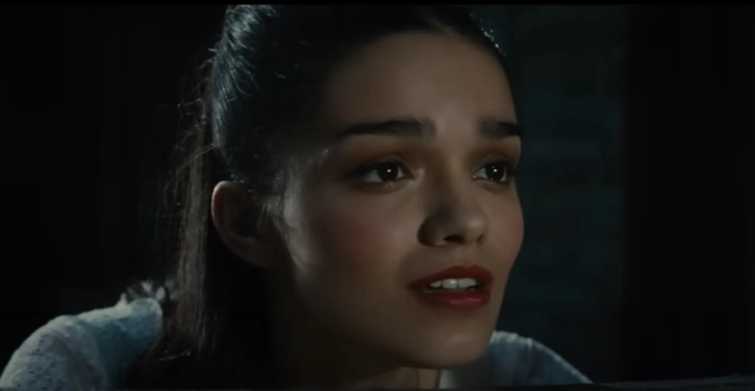 Rachel Zegler as Maria in a Scene from West Side Story. From the official trailer.