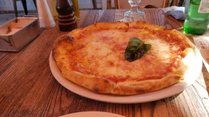 Margherita pizza at Sagra Pizza Bar, Miami. Photo: Sora Vernikoff