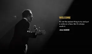 Jerry Seinfeld. From JerrySeinfeld.com