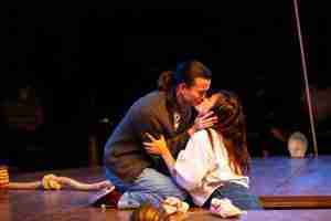Major Curda and Dorcas Leung in ROMEO AND JULIET. Photo by T. Charles Erickson.