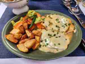 Pollo alla Contadino at La Villeta. Photo by Sora Vernikoff