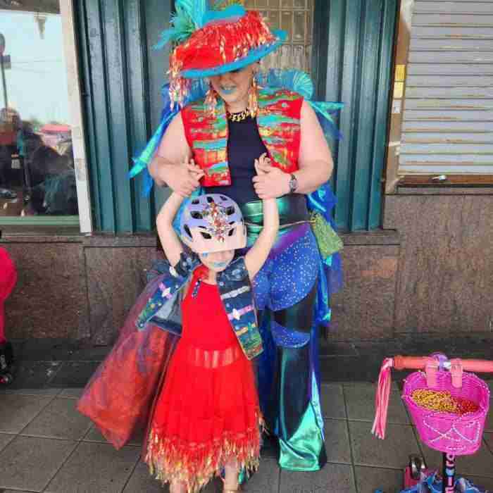 Costumed guests at the Coney Island Mermaid Parade. Photo by Sora Vernikoff