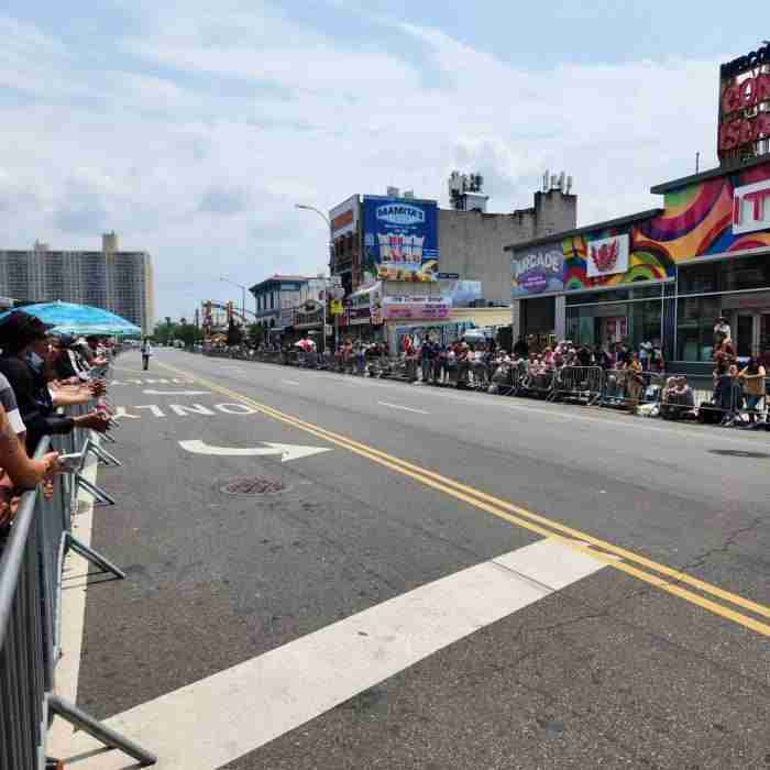 Lining up for the Coney Island Mermaid Parade. Photo by Sora Vernikoff
