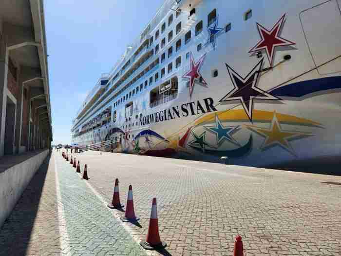 A picture containing building, ship, transport, cruise ship Description automatically generated