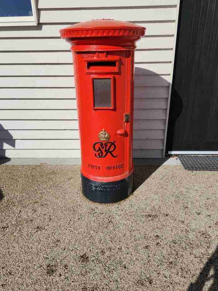 A mailbox in Port Stanley, Falklands. Photo by Sora Vernikoff