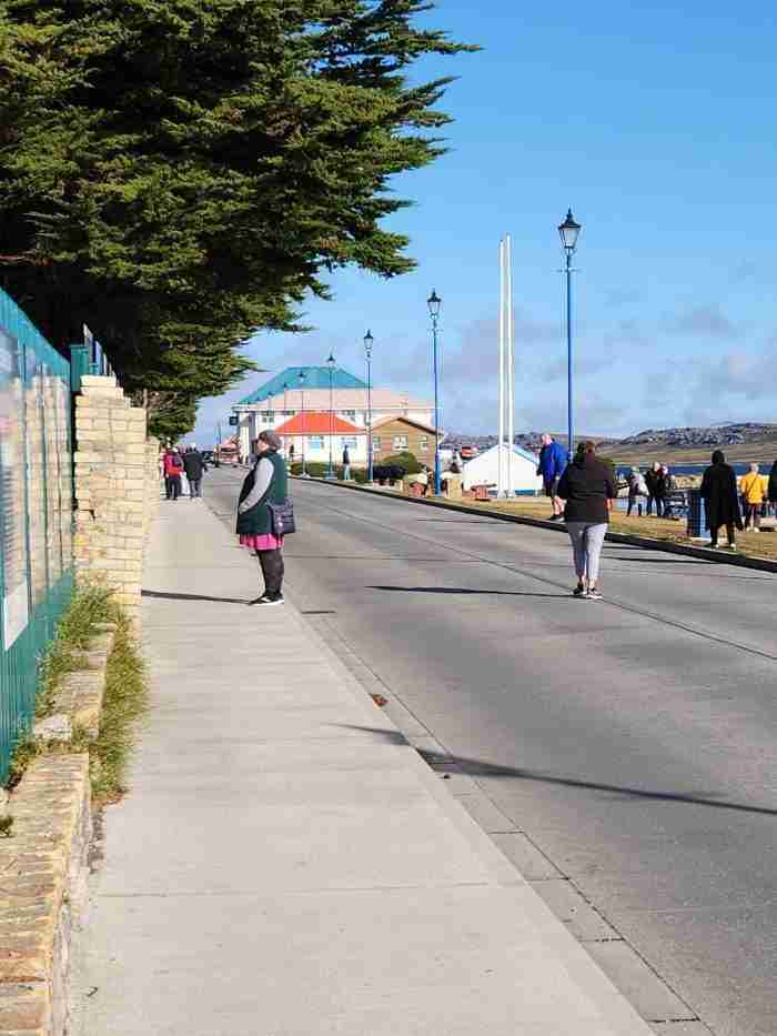 Making memories in the Falklands. Port Stanley in the Falklands. Photo by Sora Vernikoff.
