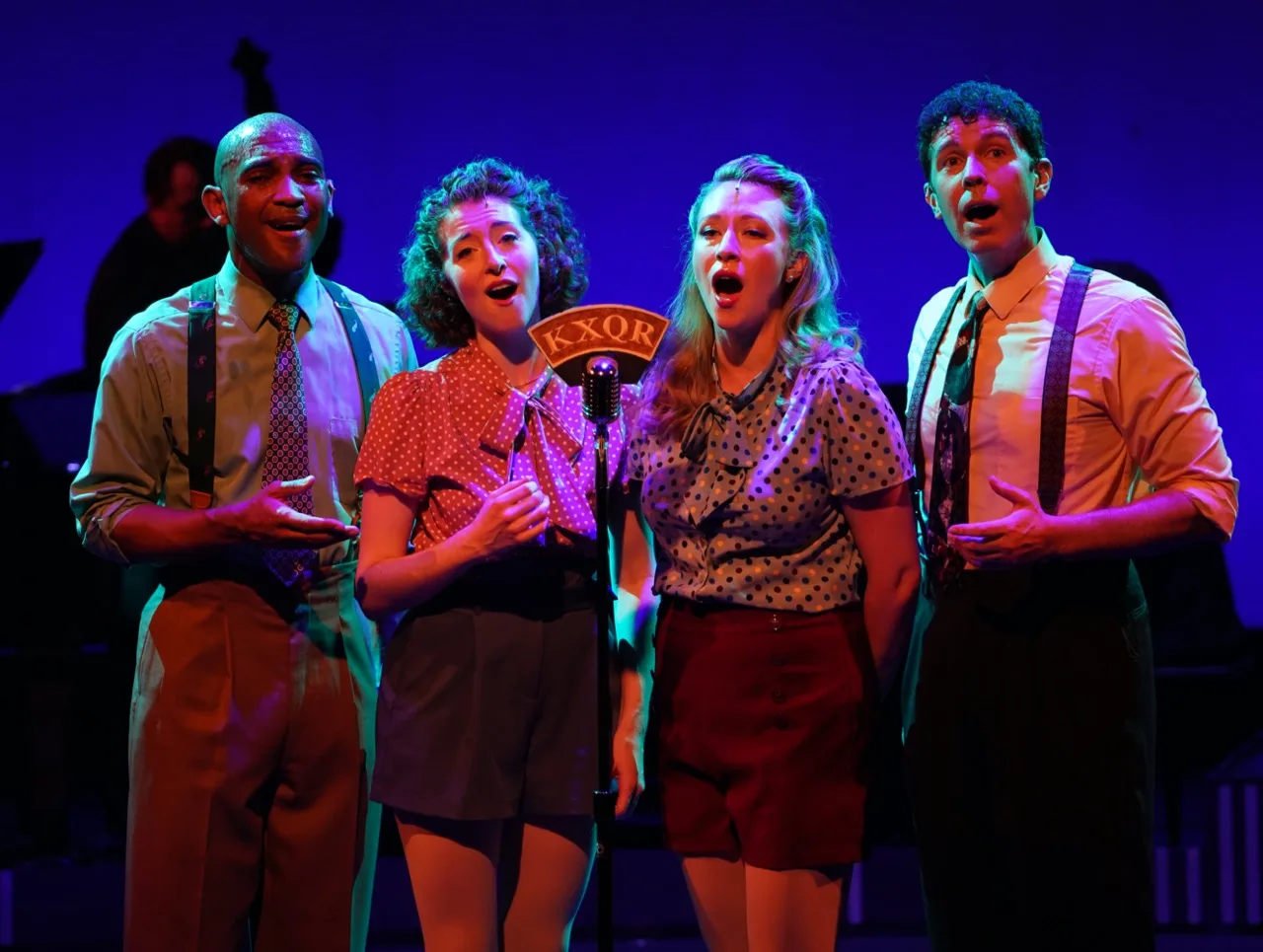 Darrell T. Joe, Darien Crago, Kaitlyn Davidson, Jeremy Benton. Photo by Carol Rosegg