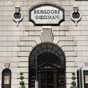 Entrance to Bergdorf Goodman in NYC. Photo by Sora Vernikoff