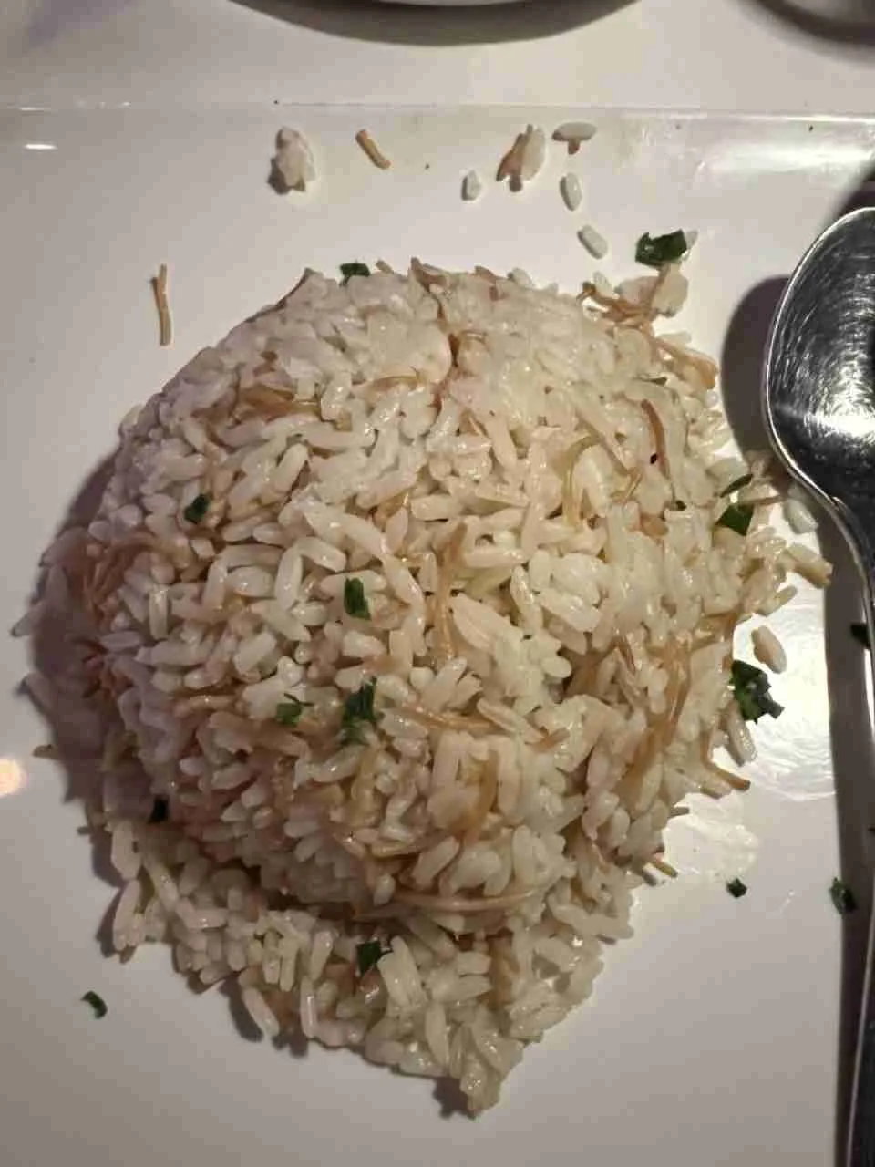 Lebanese rice with Vermicelli at Balade Lebanese Restaurant. Photo by Valérie Blanchard