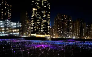 A view of Light Field at Freedom Plaza. Photo by Valérie Blanchard