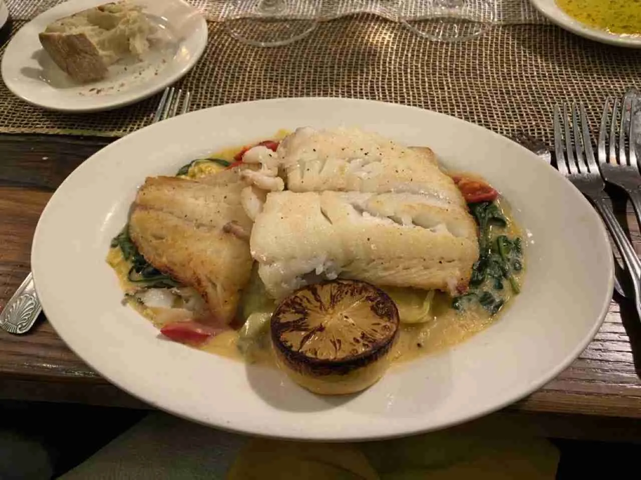 Cod Milano at Spano's. Photo by Valérie Blanchard
