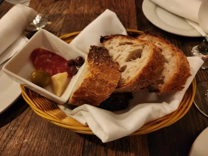 Fresh Italian Bread at Bocca di Bacco Italian Restaurant in Manhattan's Hell's Kitchen. Photo by Sora Vernikoff