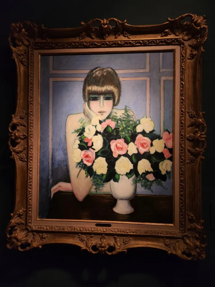 Les Roses by Jean-Pierre Cassigneul from the Richard Green Gallery in London. Photo by Sora Vernikoff