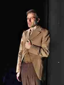 Josh Tyson as Raskolinkov. Photo by Jonathan Slaff.
