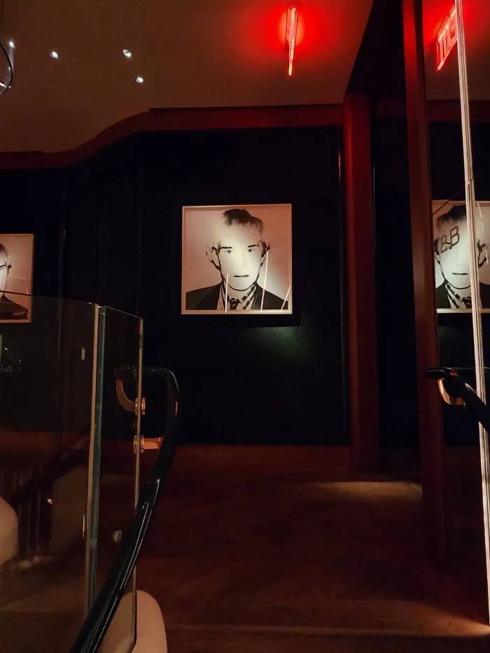 Andy Warhol art at Casa Cruz New York. Photo by Sora Vernikoff