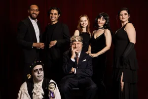 The cast of King Lear at the Theatre at St. Clements, New York NY. Photo courtesy of Amy Quint and SkollarPR