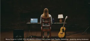 Mona Pirnot in a scene from I Love You So Much I Could Die at the New York Theater Workshop. Photo by Jenny Anderson