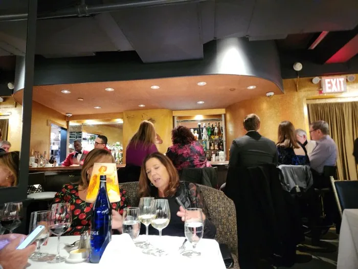 A view of intimate bar seating in Café Carlyle. Photo by Sora Vernikoff