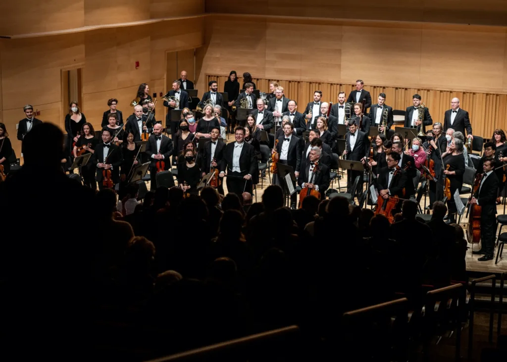 Maestro David Bernard and the Park Avenue Chamber Symphony records Tchaikovsky Symphonies No. 4, 5, 6. Photo by Matt Dine