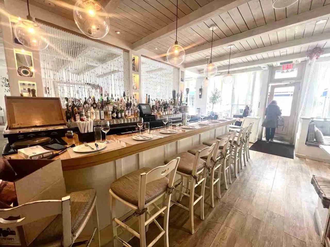 Bar seating at Ethos. Photo by Valérie Blanchard