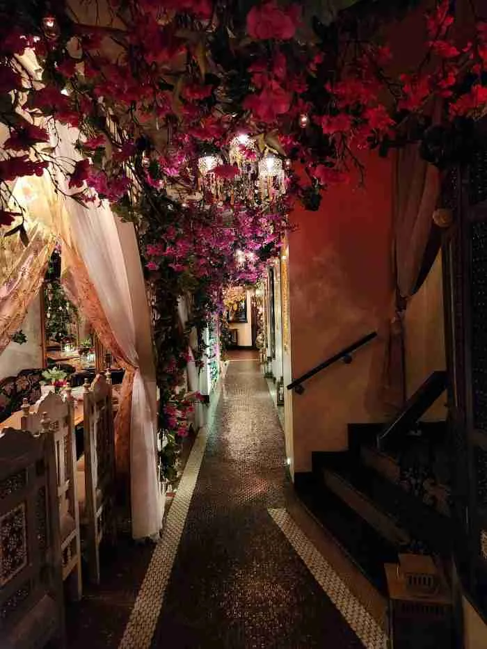 Beautiful interior spaces at Casa La Femme, an Egyptian restaurant in New York's West Village. Photo by Sora Vernikoff