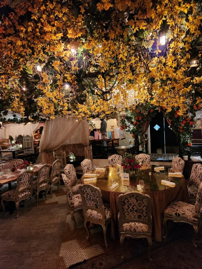 Beautiful interior spaces at Casa La Femme, an Egyptian restaurant in New York's West Village. Photo by Sora Vernikoff