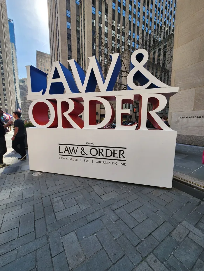 Welcome to the celebration of Law and Order Special Victims Unit 25th Season at Rockefeller Plaza, New York NY. Photo by Sora Vernikoff