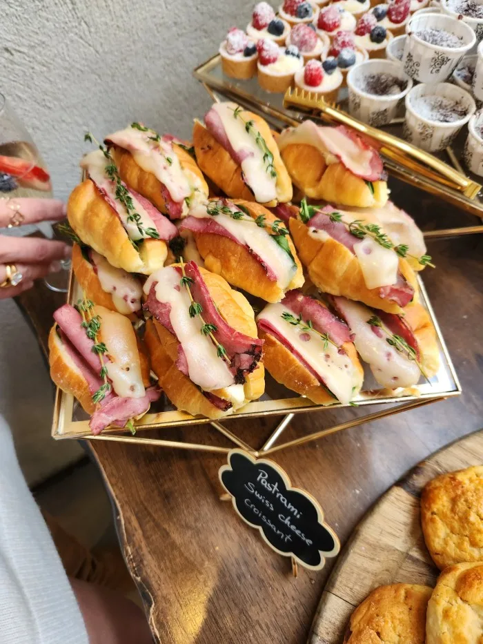 Pastrami and Swiss sandwiches at the Prince Tea House. Photo by Sora Vernikoff