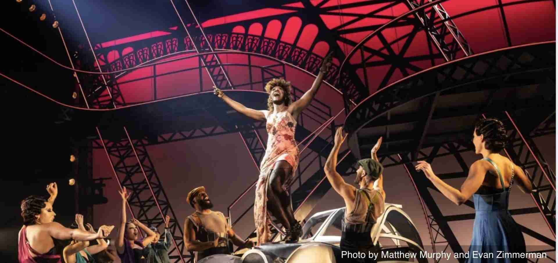 A Scene from Lempicka at the Longacre Theatre. Photo by Matthew Murphy and Evan Zimmerman