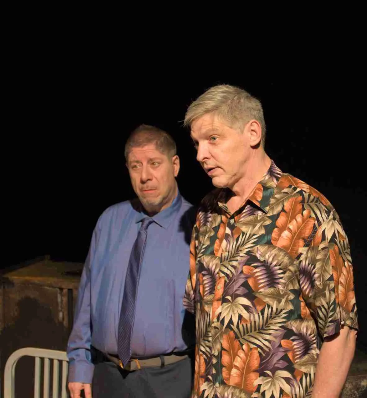 Dave Silberger as Jared, and Geoffrey Grady as Van in a scene from Witchland. Photo credit Jordan Schreiber