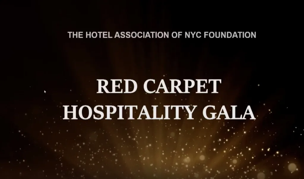 Red Carpet Hospitality Gala. Screen capture by Sora Vernikoff