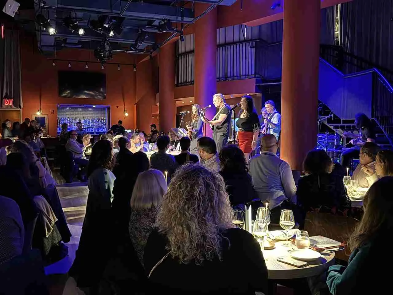 The American Relics peform for a packed house at Chelsea Table + Stage. Photo by Edward Kliszus