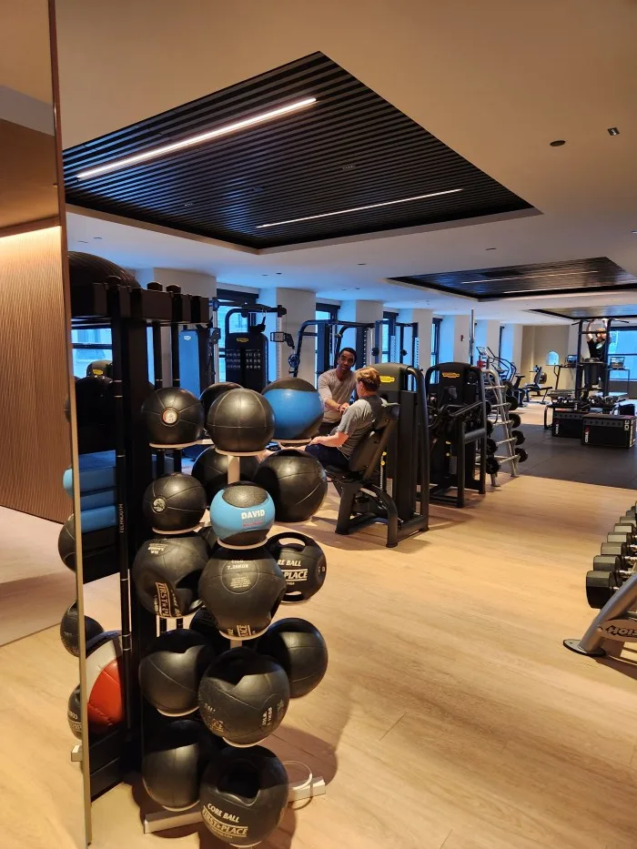 Gym area at the CORE club. Photo by Sora Vernikoff