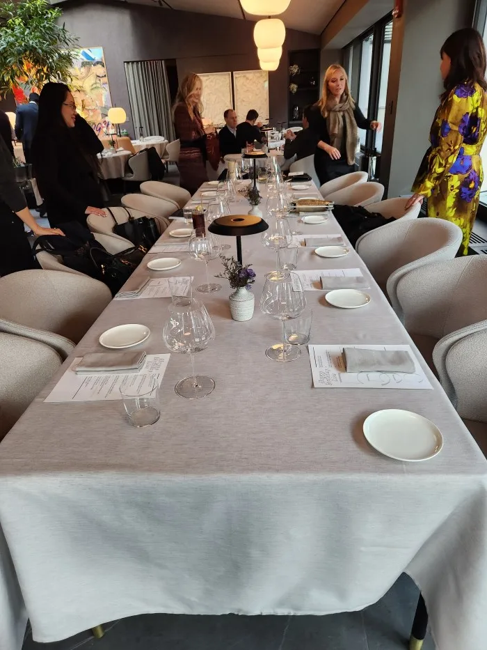 Seating for the Global Woman Club at the CORE club. Photo by Sora Vernikoff