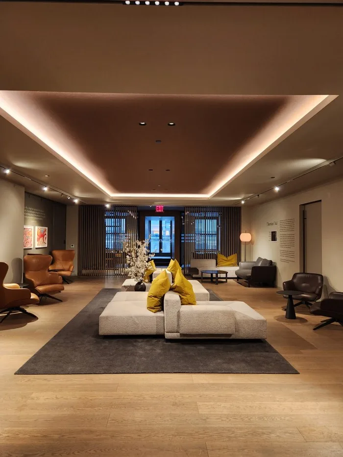 A view of one of the CORE club's public spaces. Photo by Sora Vernikoff