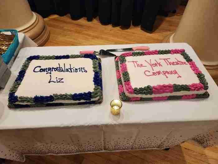 The New York Theatre Company celebrity cakes at The York Theatre Company Gala. Photo by Sora Vernikoff
