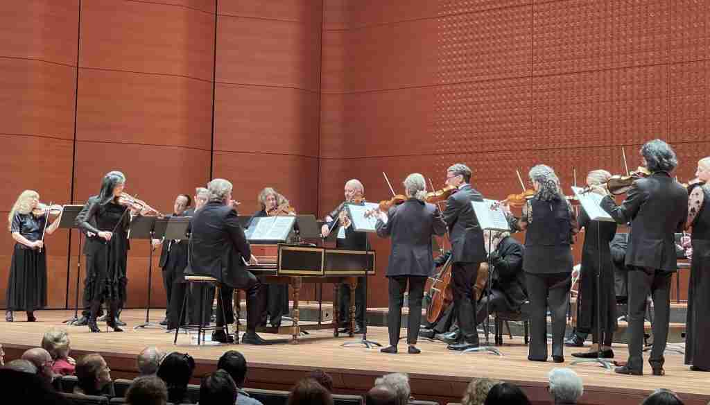 Maestro Thomas Crawford and the American Classical Orchestra on stage at Alice Tully Hall at Lincoln Center in a program entitled Astronomical