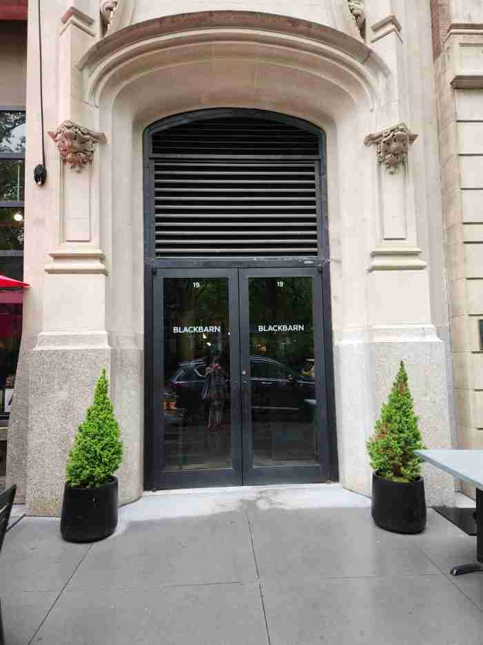 Entrance to Blackbarn Restaurant. Photo by Sora Vernikoff