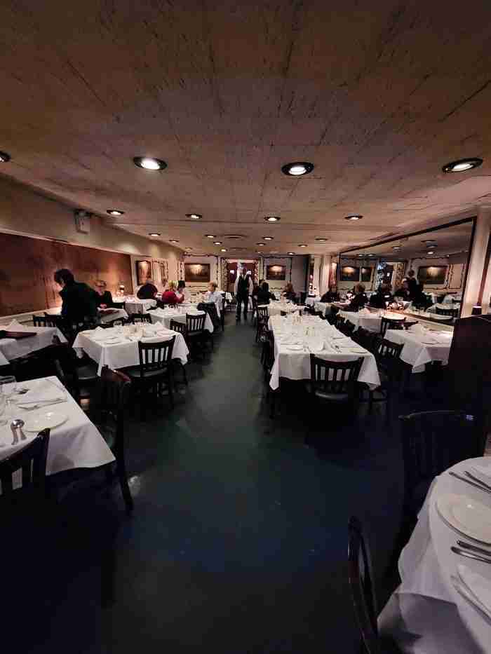 The dining area at Gene’s Italian Restaurant in Manhattan's Greenwich Village. Photo by Sora Vernikoff
