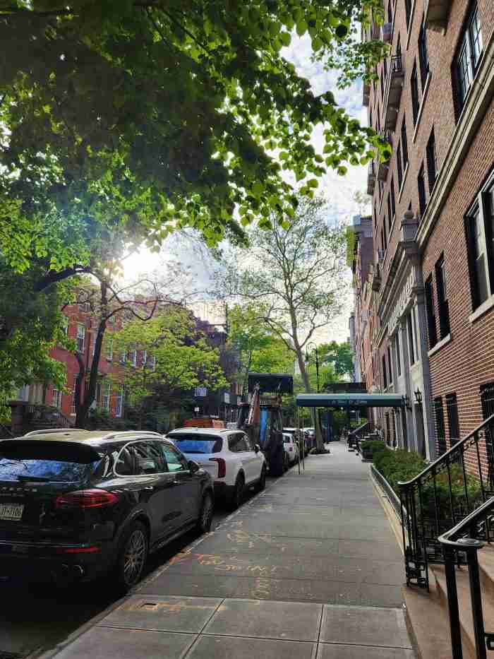 Gene’s Italian Restaurant, on a quiet, tree-lined street in Manhattan's Greenwich Village. Photo by Sora Vernikoff