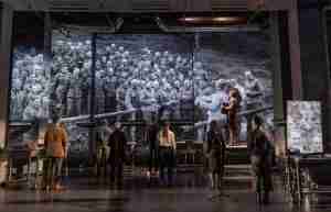 Here There Are Blueberries at the New York Theatre Workshop. Photo by DJ Corey