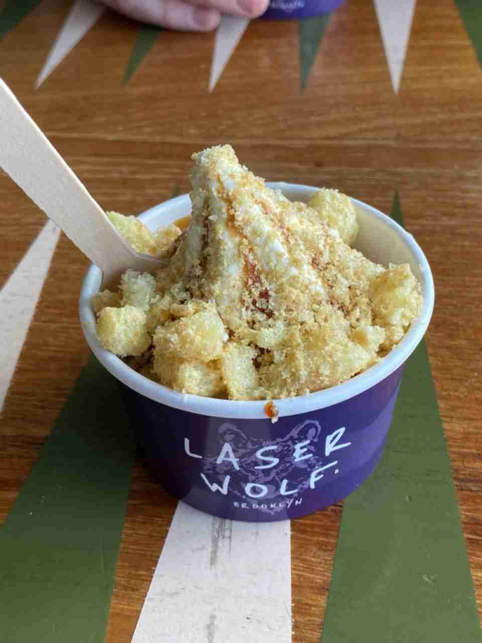 A signature brown sugar dessert at Laser Wolf. Photo by Valèrie Blanchard