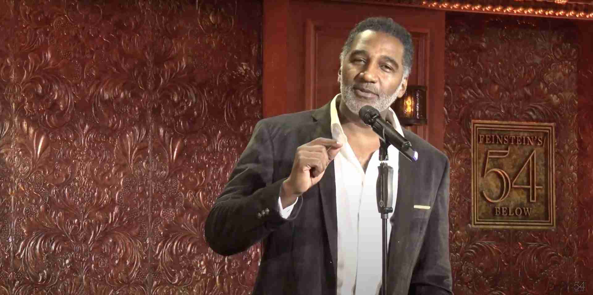 Norm Lewis sings Home from The Wiz at 54 Below. Courtesy 54 Below.org