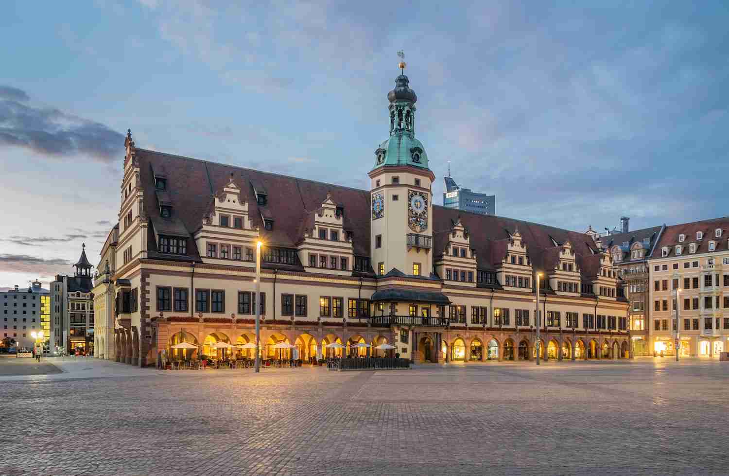 Old city hall of Leipzig. Public Domain