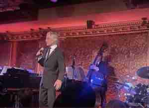 Tony Danza at 54Below. Photo by Ilaria Cutolo