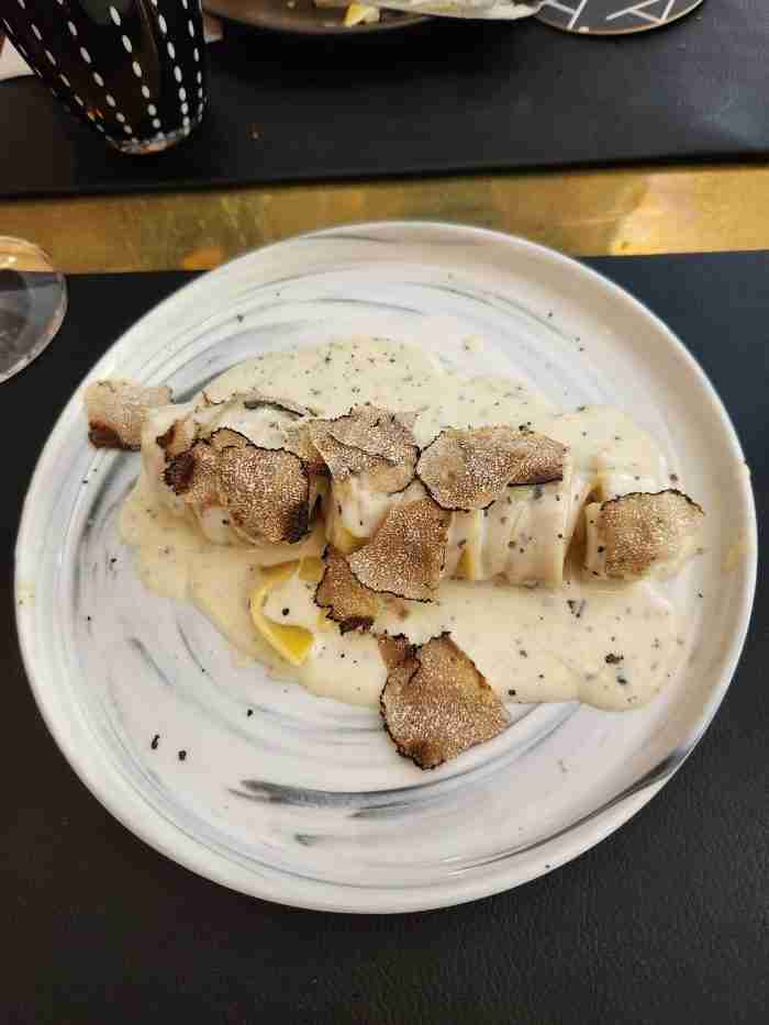Tagliantelle Al Tartufo at A Pasta Bar, SOHO, Manhattan. Photo by Sora Vernikoff