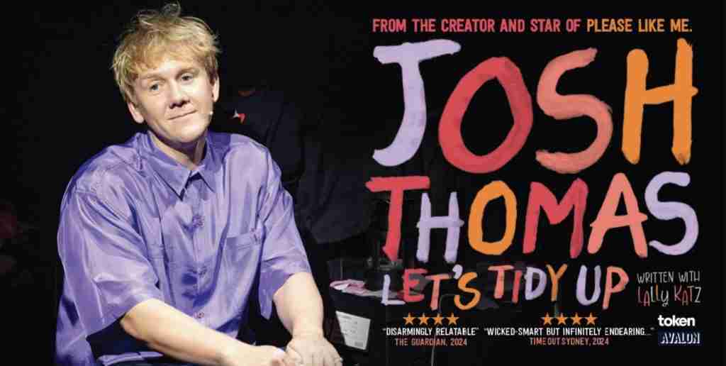 Josh Thomas in Let's Tidy Up at the SOHO Playhouse.
