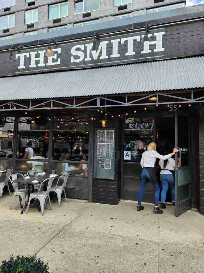 Entrance to The Smith Restaurant in New York's East Village. Photo by Sora Vernikoff