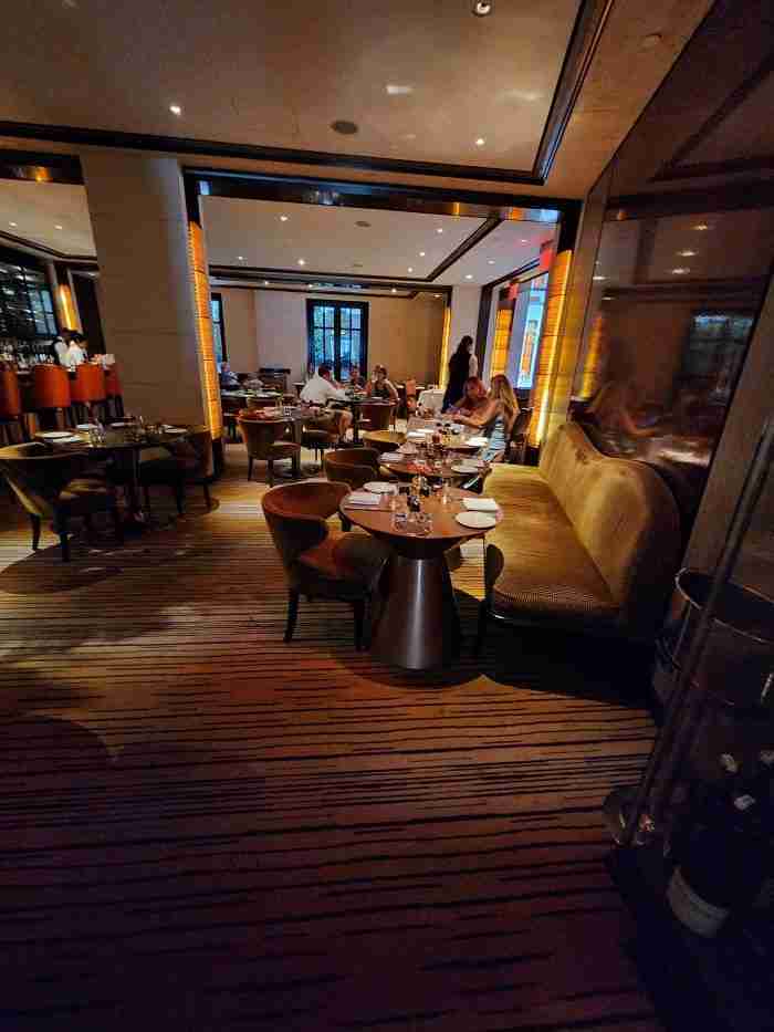 One of the opulent dining areas at The Mark Restaurant by Jean Georges & The Mark Bar. Photo by Sora Vernikoff
